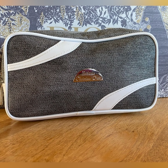 Christian Dior Rectangular Cosmetic/Pencil/Toiletry Pouch - Picture 1 of 8